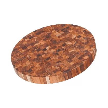 Butcher Block Schneidbrett rund Ø 45cm H:5cm