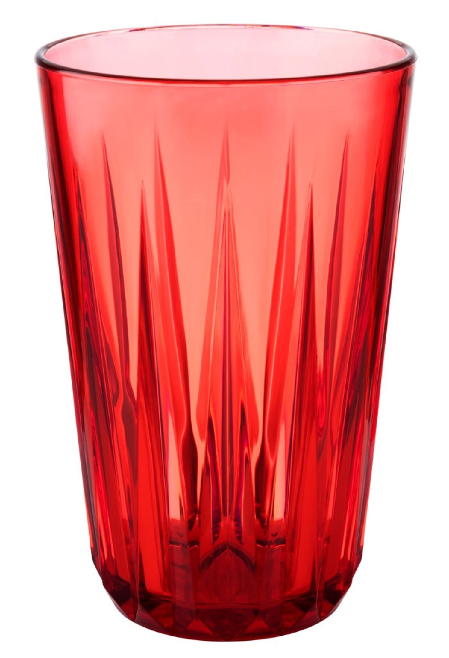 Trinkbecher Crystal rot D8cm H12.5cm, 300ml