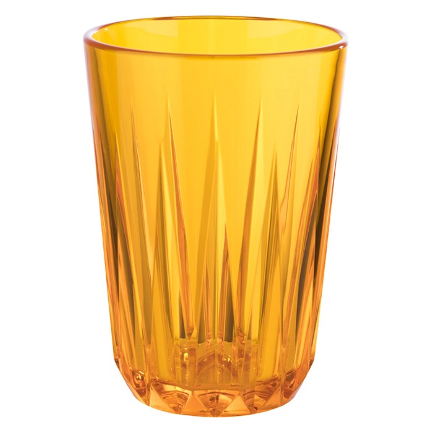 Trinkbecher Crystal orange D7cm H9.5cm, 150ml