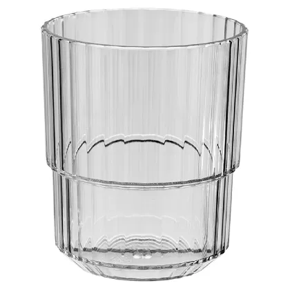 Trinkbecher Linea grau D8.5cm H10cm, 300ml