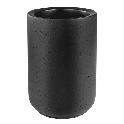 Flaschenkühler ELEMENT, D12cm, H19cm, schwarz