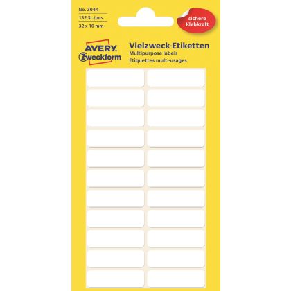AVERY ZW. Etiketten              32×10mm