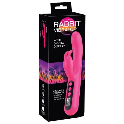 Pink Sunset Rabbit Vibe Displa