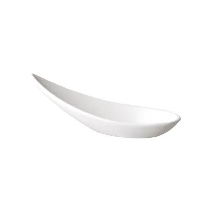 Dip und Fingerfoodlöffel MingHing, ca. 10.8x4.5cm weiss