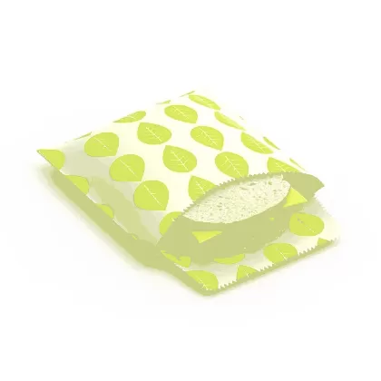 2er Set Pflanzenwachs Sandwich&Snack bag vegan, 18x18,18x23c
