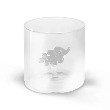 Glas aus Borosilikat 250ml Weintrauben