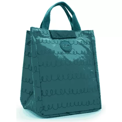 Thermo Lunch Bag klein orange und grün, 6L