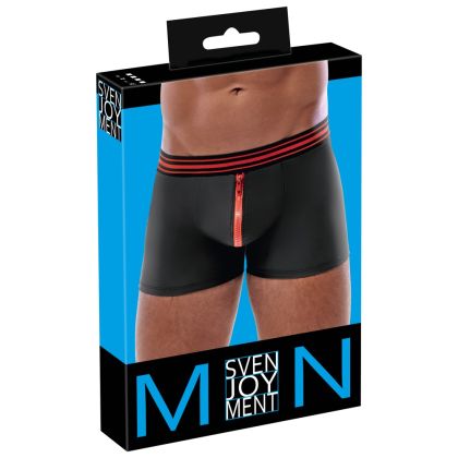 Herren Pants Schwarz/Rot S