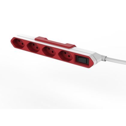 POWERC    Socket-rail          red/white