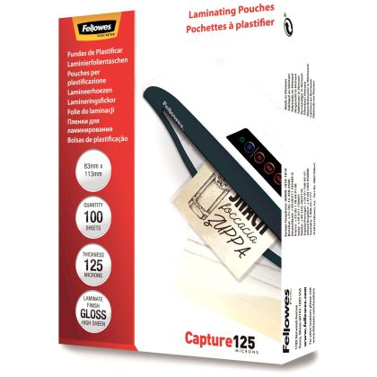 FELLOWES  Folientasche 125mic   83x113mm