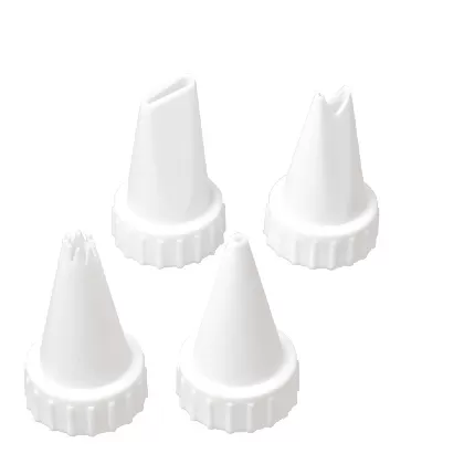 4-tlg. Set Tüllen zu Icing u. Geltuben