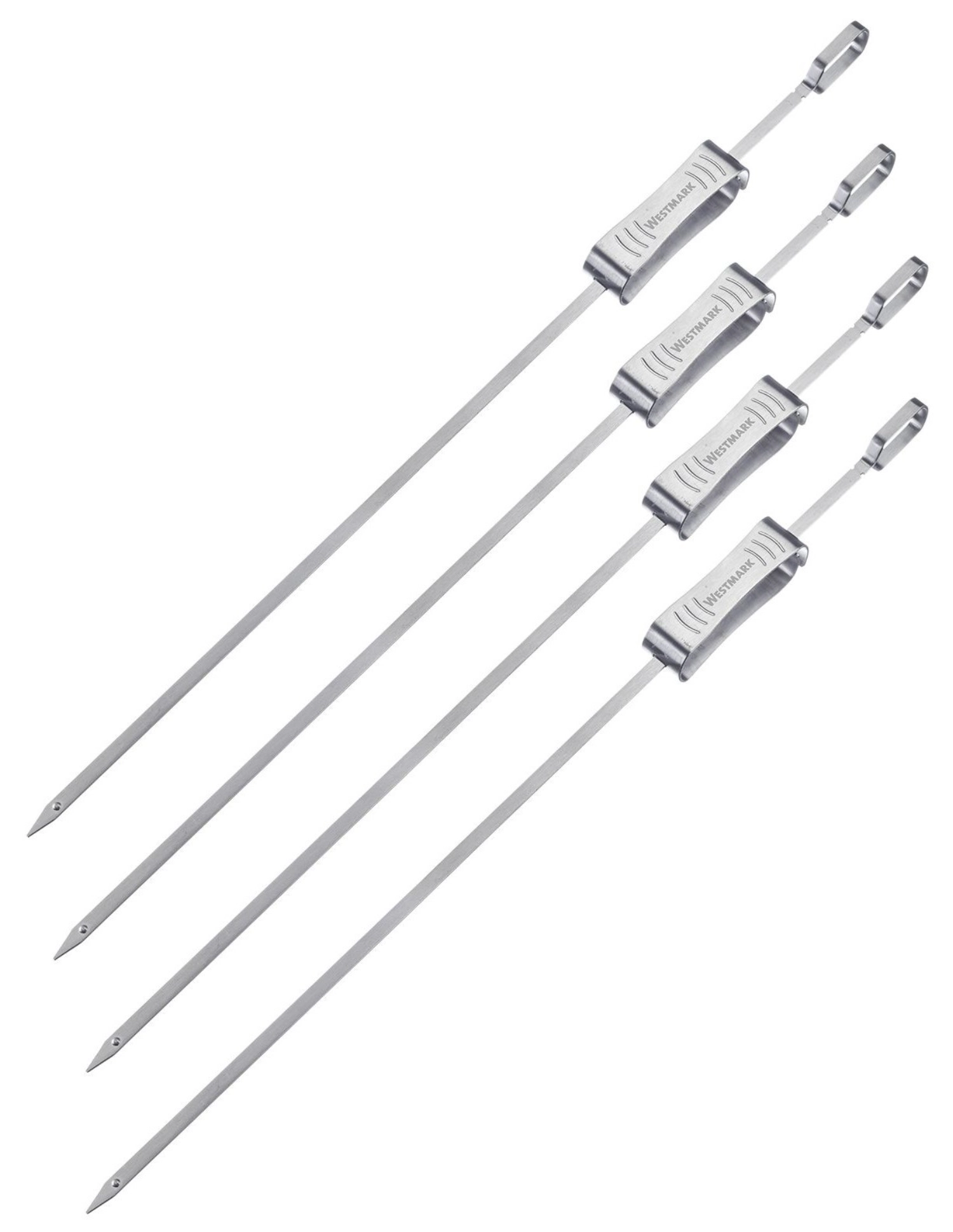 4er Set Grillspiesse, Edelstahl
