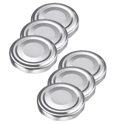 6 Ersatz-Schraubdeckel, D48mm