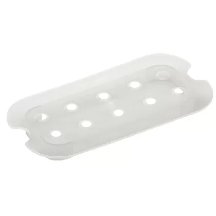 GN Einlageboden 1/4 Polypropylen H2.5cm semitransparent