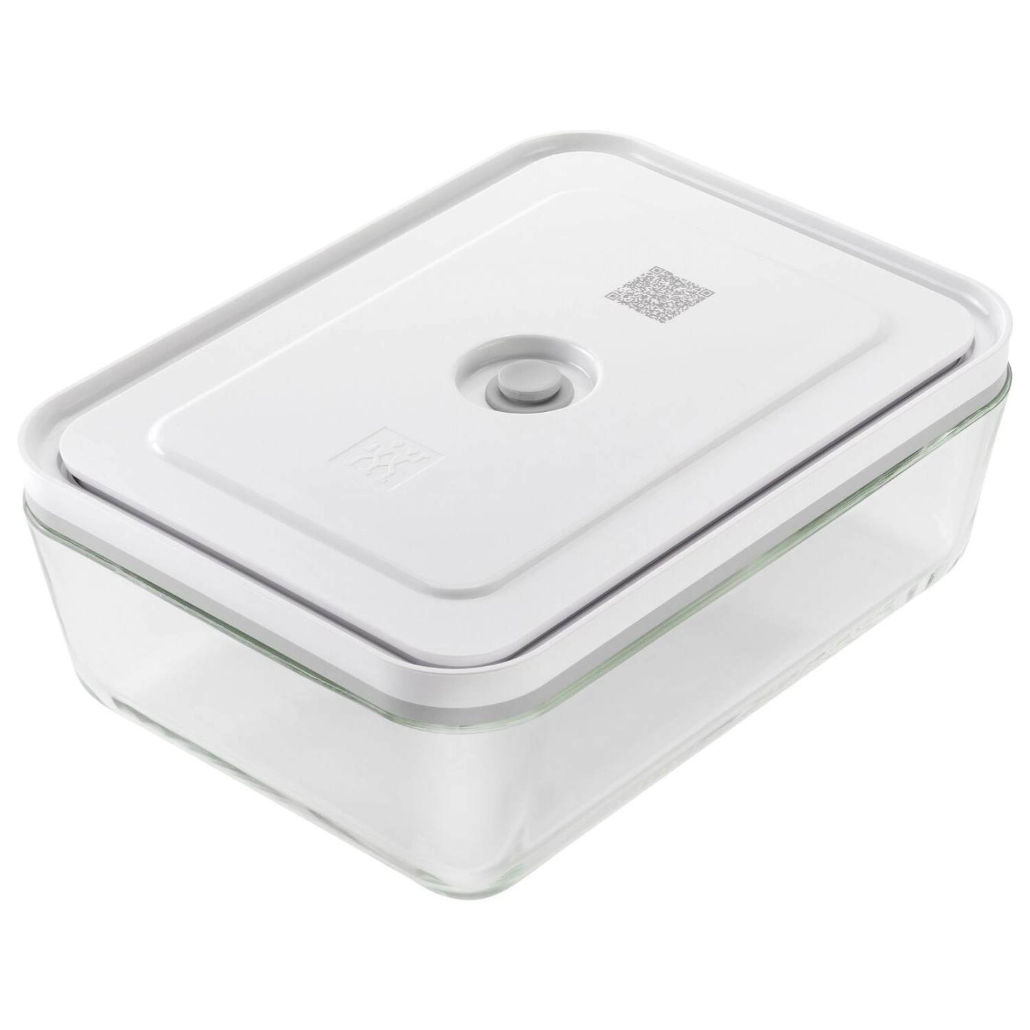 Vakuumbox-Kühlschrankbox, Glas, 24.1x18.1x9.7cm - 2.0L