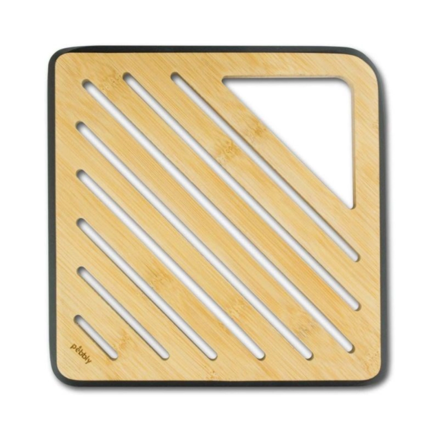 Untersetzer aus Bambus, 20x20cm, cream