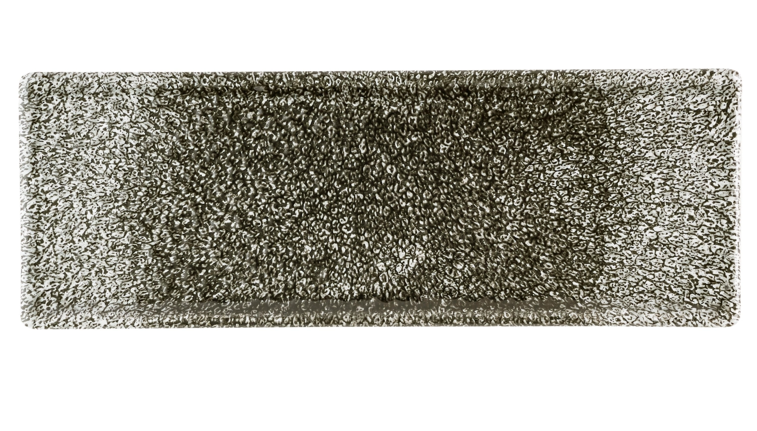 S.P. Raku Quartz Black Platte rechteckig 24.7x8.8cm