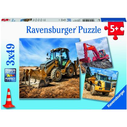 Puzzle Baufahrzeuge