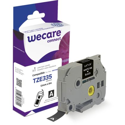 WECARE    Band, laminiert  weiss/schwarz