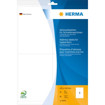 HERMA     Adressetiketten      105×144mm