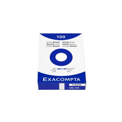 EXACOMPTA Karteikarten A6         blanko