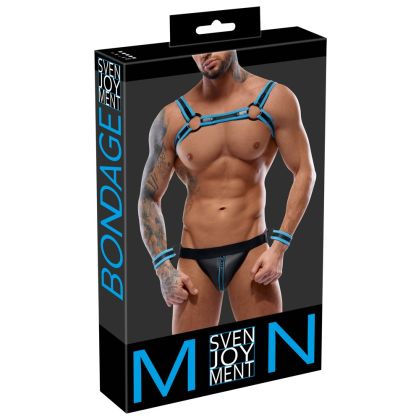 Herren Jockset Schwarz/Blau2XL