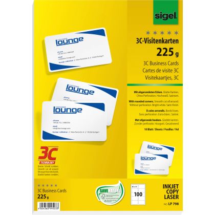 SIGEL     Visitenkarten          85x55mm