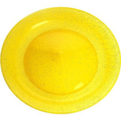 Jonglierteller Glitter gelb