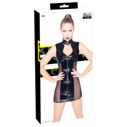 Lack Kleid Schnalle XL
