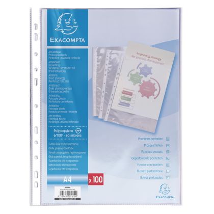 EXACOMPTA Zeigetaschen, glatt         A4