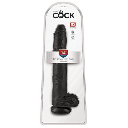 King Cock 14 Cock w Balls Dar
