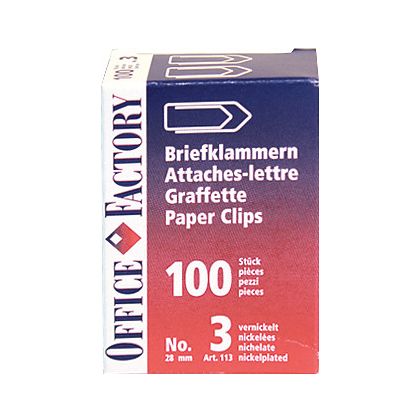 SMART OF. Büroklammern Gr.3