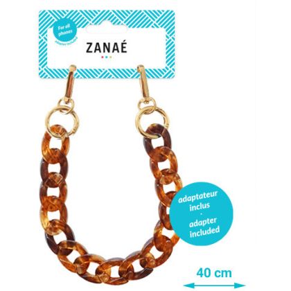 ZANAÉ     Phone Wristlace Tortoise Shell