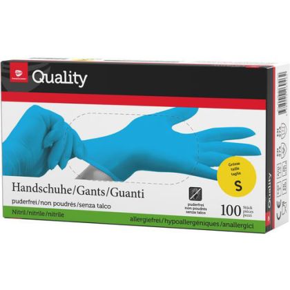 QUALITY   Einweghandschuhe Nitril S