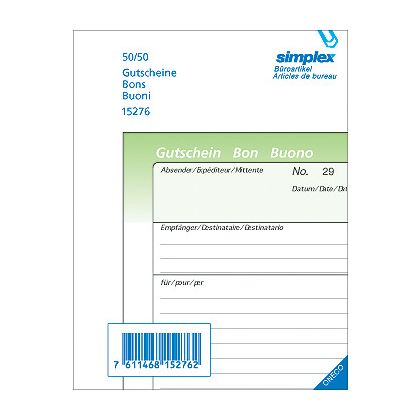 SIMPLEX   Gutscheine                  A6