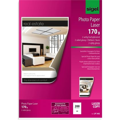 SIGEL     Photo Paper Laser           A4