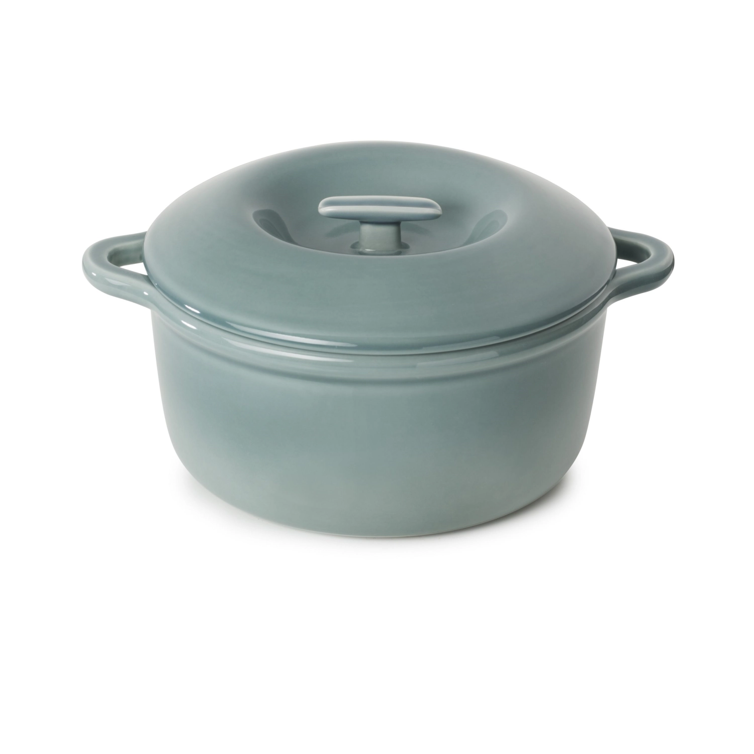 Bombance Ofenkasserolle D26cm wolkengrau mit Deckel