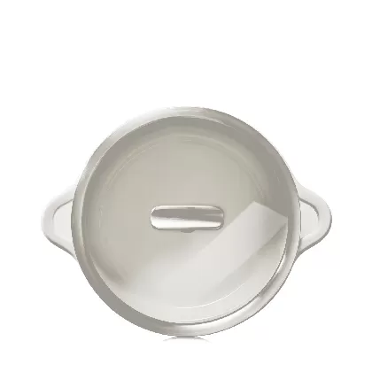 Bombance Glasdeckel mit Edelstahlgriff für Kasserolle D22cm