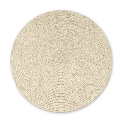 Tischset rund, natur, D:38 cm