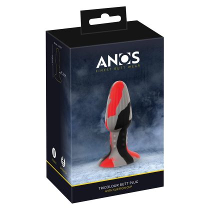ANOS Triple Color Butt Plug wi