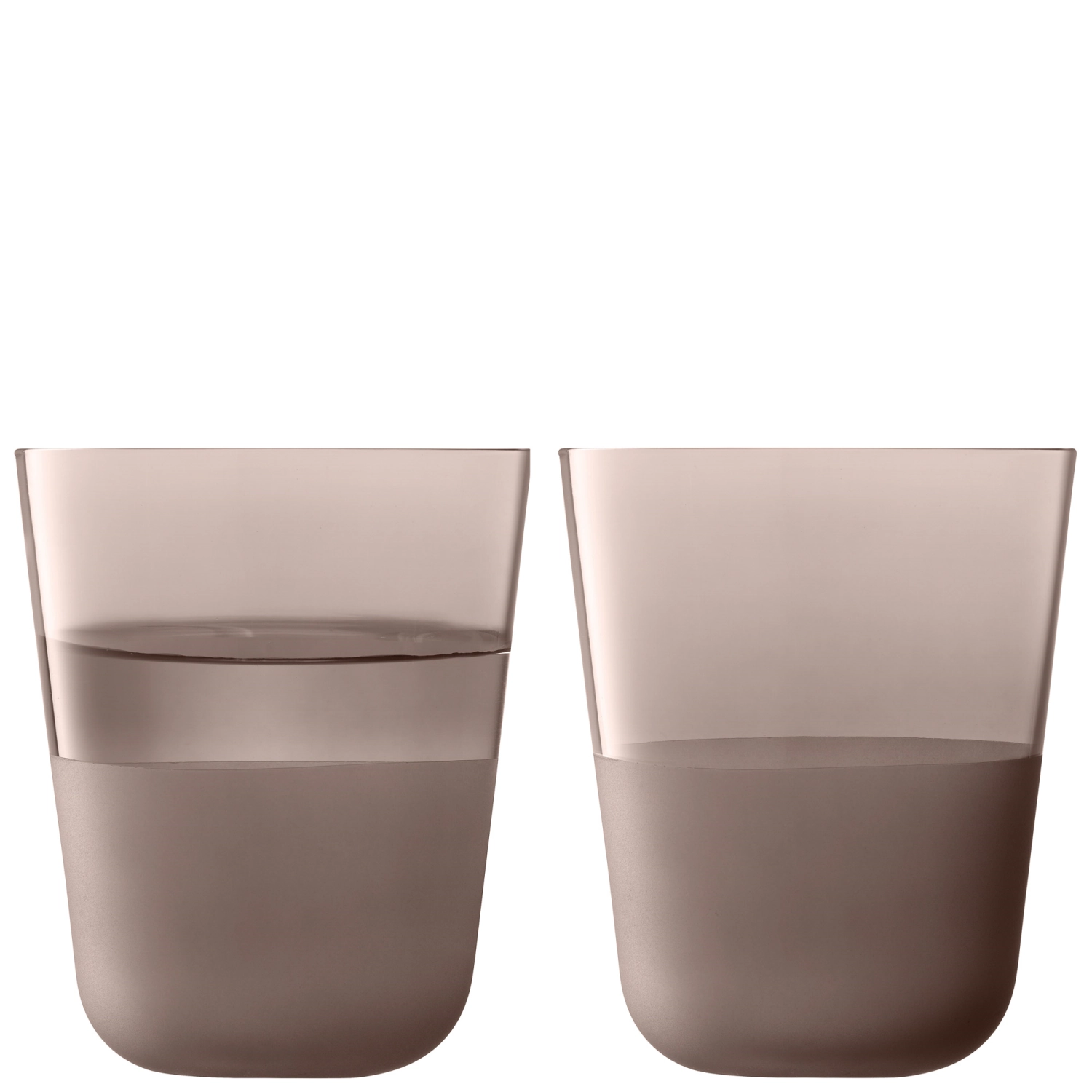 2er Set Arc Contrast Becher 380ml earth