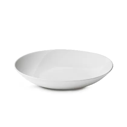 Confluence Coupteller flach D27cm 130ml kokos alab. weiss