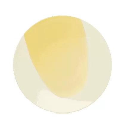 Confluence Platzteller D31cm safran alabaster weiss
