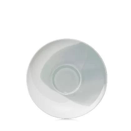 Confluence Tee Untertasse D16cm H2.2cm fjord alabaster weiss