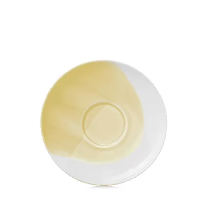 Confluence Espresso Untertasse D13cm H1.3cm safran al. weiss