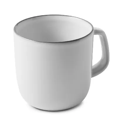Equinoxe Kaffeebecher D9cm H9.5cm 33cl weiss cumulus