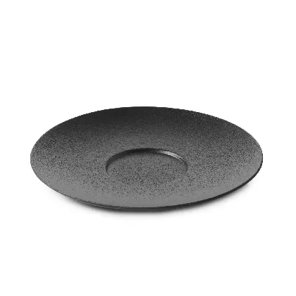 Equinoxe Tee Untertasse D16cm H2.2cm gusseisen-optik