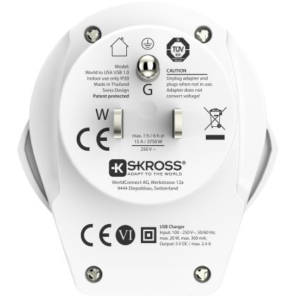 SKROSS    Country Travel Adapter
