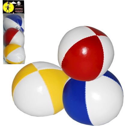 Jonglierball weiss-uni 3-er