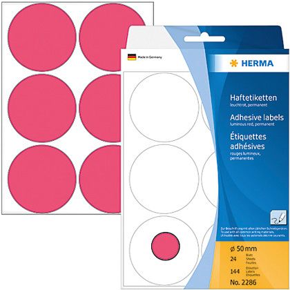 HERMA     Etiketten rund            50mm